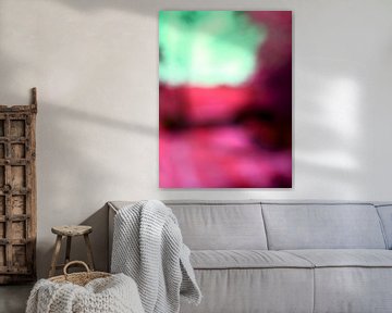 Magenta - Groen abstracte fotografie van JoePhotoART