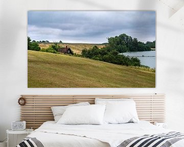 Green hills in Denmark