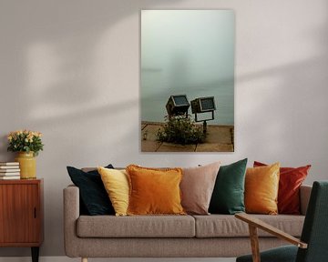 Mistige ochtend schijnwerpers van Brave Toaster Photos