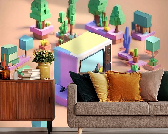 Example of the artwork in a room