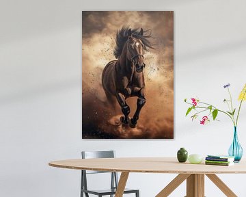 Een paard van Lae
