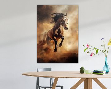 Paard Springen van Lae