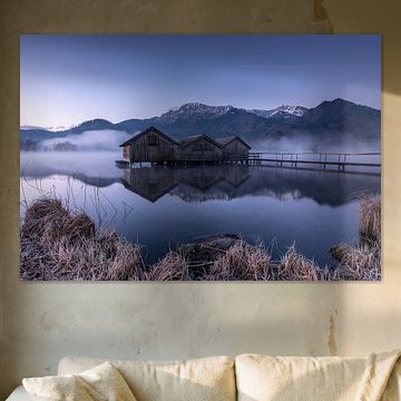 Mistige sfeer aan de Kochelsee