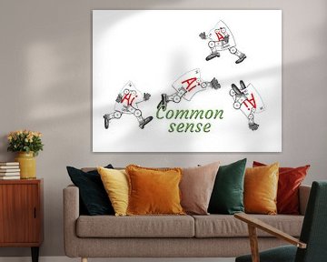 Artificial intelligence robots tripping over common sense. van Grüntyers .