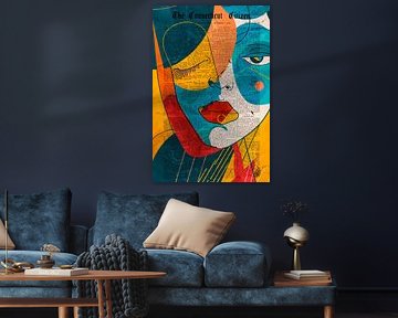 Artful faces of diversity Collage by Poster Art Shop