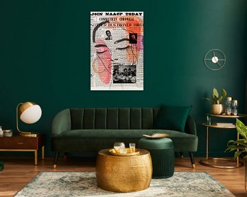 Stemmen van de burgerrechtenbeweging van Poster Art Shop