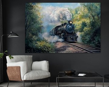 Steaming memories on rails by Poster Art Shop