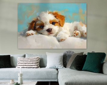 Flauschiger Welpe von ARTemberaubend