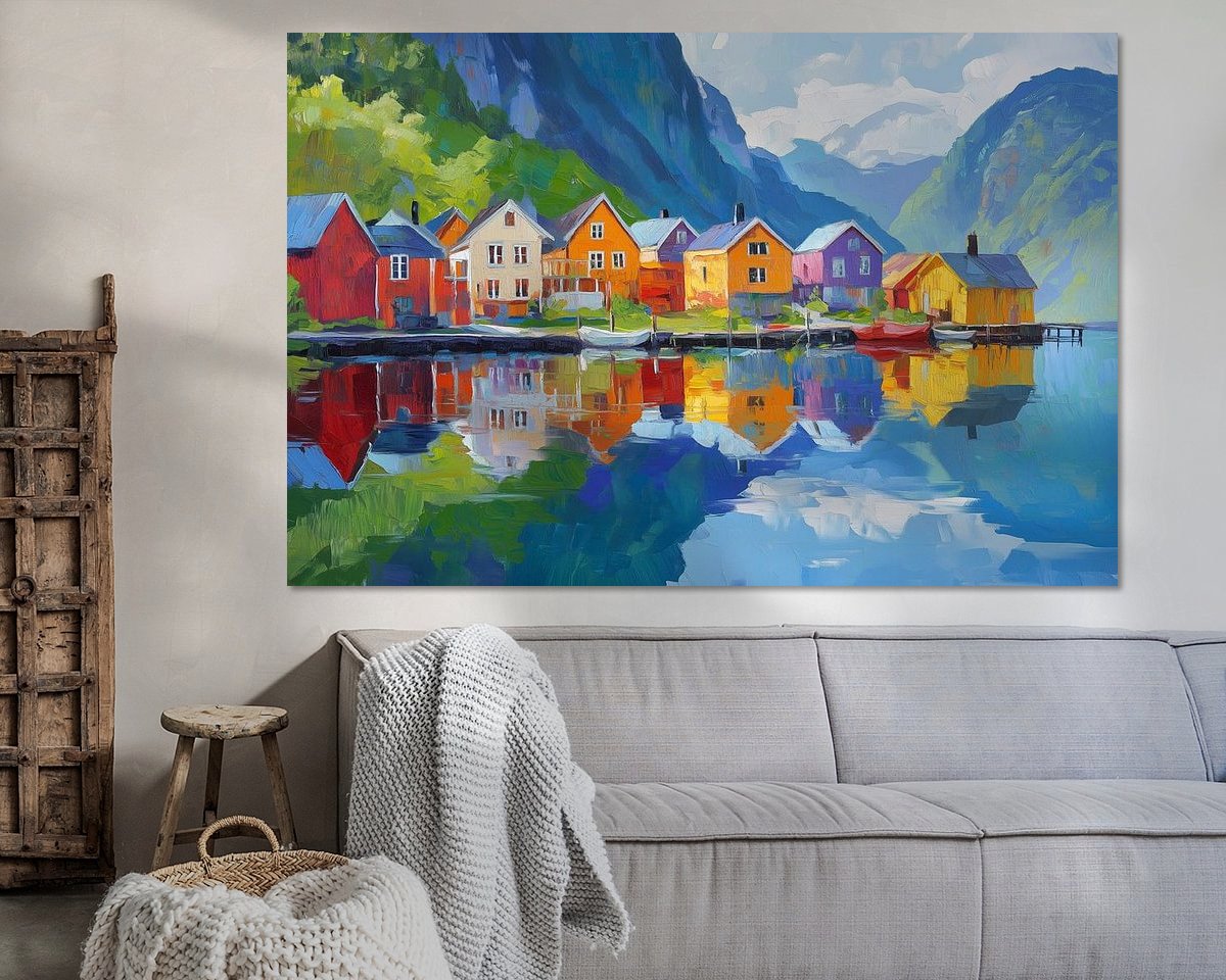 Example of the artwork in a room