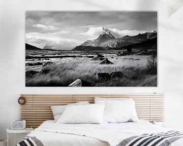 Zwart-wit fotografie met landschap van Mustafa Kurnaz