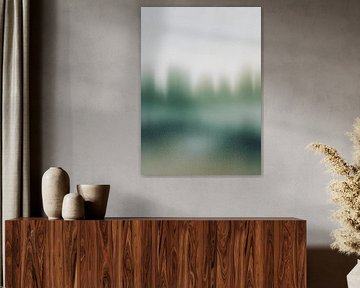 TW living - ABSTRACT MODERN BLUR landscape