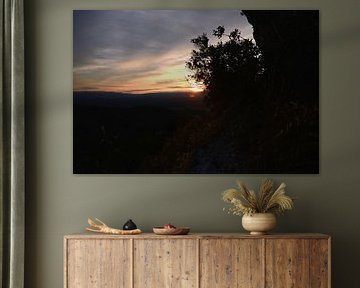 sunset ardeche by petra van stijn