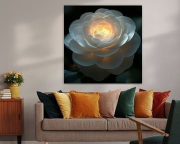 Camellia bloem portret van TheXclusive Art