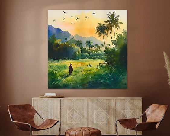 Example of the artwork in a room