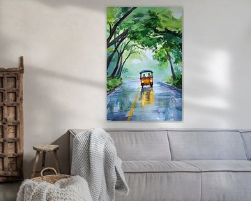 Drive through the rainforest by Poster Art Shop