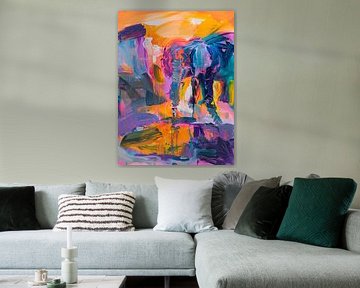 Les couleurs du crépuscule sur Poster Art Shop