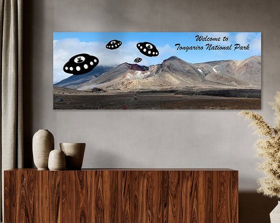 Example of the artwork in a room