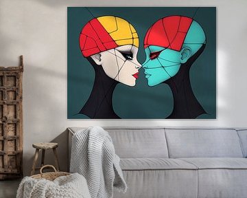 Graceful Geometric Twins