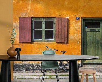 Nyboder Copenhagen street scene by Sander Groenendijk