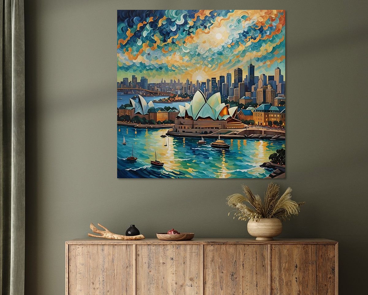 Example of the artwork in a room