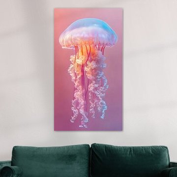 Méduses colorées