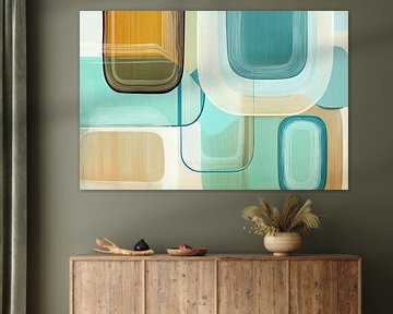 Moderne abstrait boho