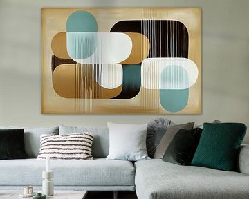 Modern abstrakt boho