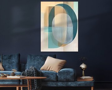 Moderne abstrait boho