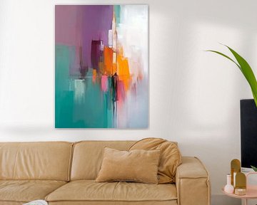 Kleurrijk, modern en abstract van Studio Allee
