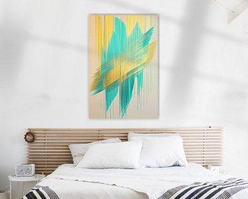 Abstrait moderne turquoise