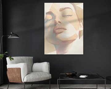 Femme aux couleurs douces