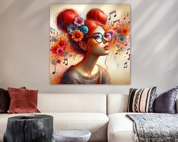 Musical flowers van Bernhard Karssies