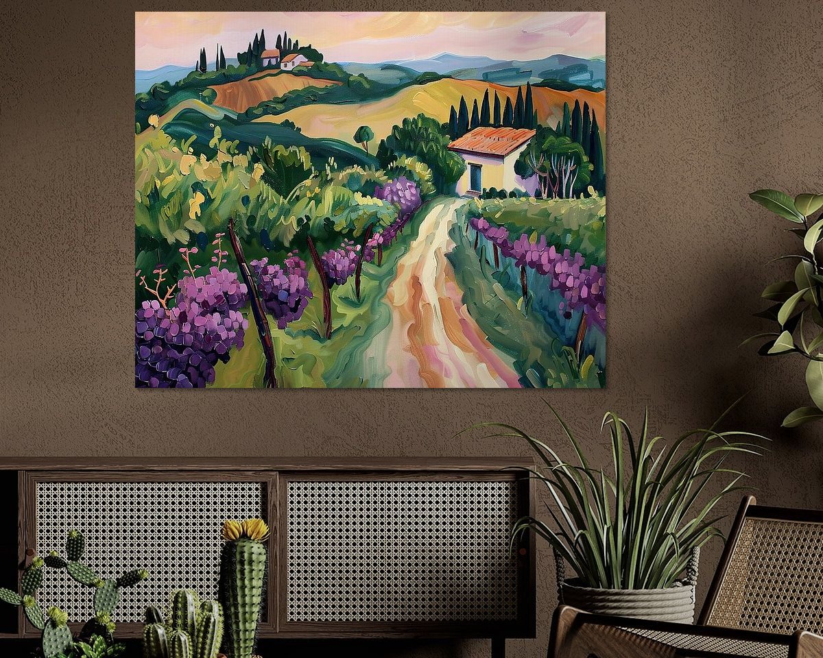 Example of the artwork in a room