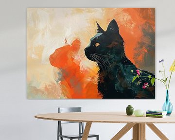 Katten Schilderij van Blikvanger Schilderijen