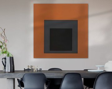 Josef Albers - Hommage an das Quadrat, braun, grau, schwarz, 2. hohe Auflösung