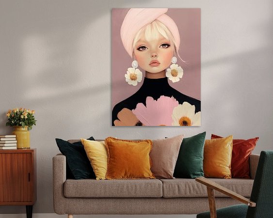 Example of the artwork in a room