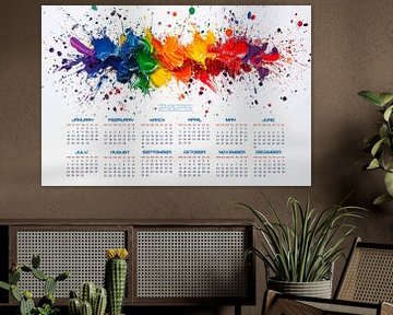 English Calendar 2025 by Harry Hadders