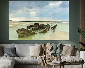 Scheepswrak Opaalkust Frankrijk