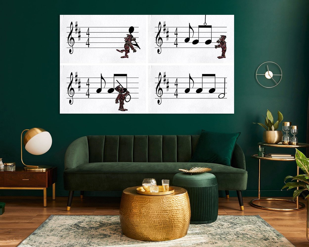Example of the artwork in a room