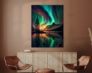 aurora borealis by haroulita