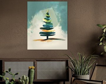 Strepen kerstboom van But First Framing