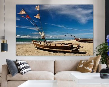 Symbol of Life: Fisherman's Boat on the Burmese Coast