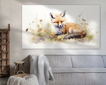 Baby fox van CanvasbyCaro