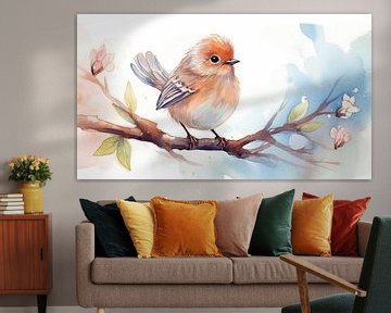 Baby bird van CanvasbyCaro
