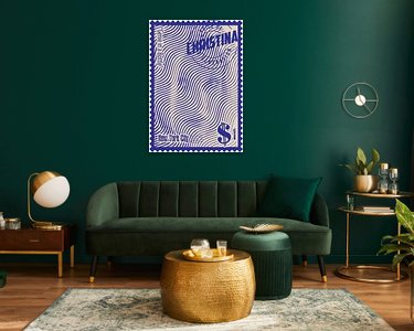 Example of the artwork in a room