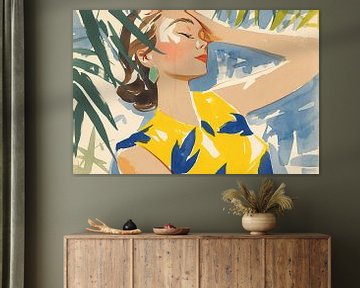 Portret minimalistisch schilderij van ARTEO Schilderijen