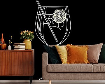 Een glas Gin & Tonic