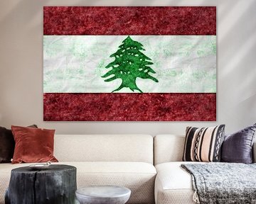 Lebanon vlag van Grüntyers .