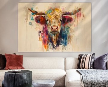 Expressive Taurus in Colour Symphony by Eva Lee