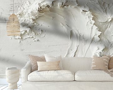 De Monochrome Kracht van een Brekende Golf van Color Square